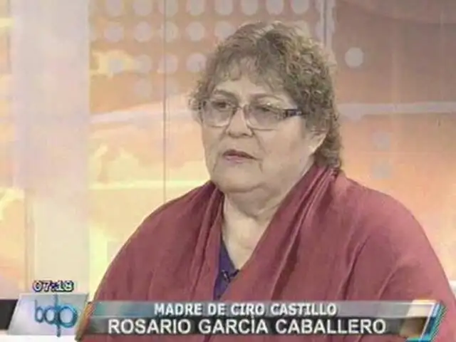 Madre de joven Ciro Castillo pide a Rosario Ponce que diga la verdad