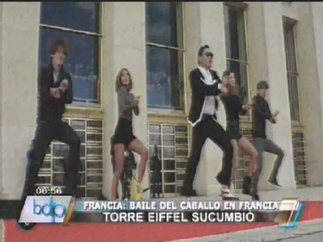 PSY puso a danzar a los franceses al ritmo del “Baile del Caballo”