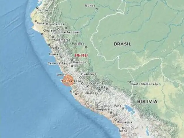 Lima fue sacudida por sismo esta madrugada