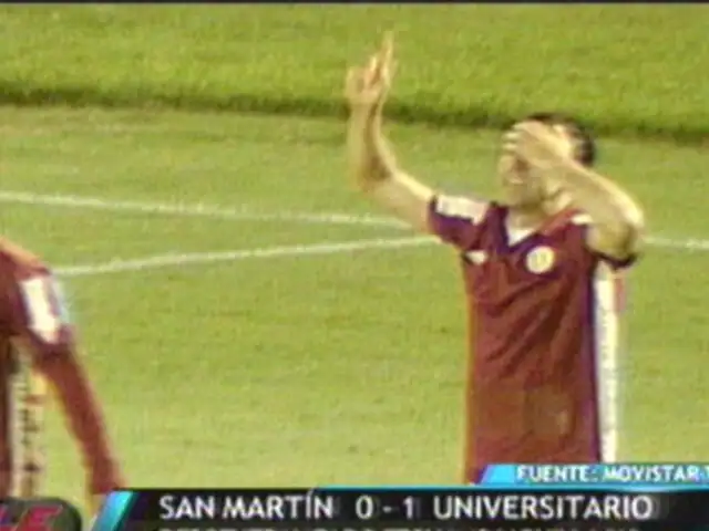 Universitario ganó 1 - 0 a la San Martín y ya está cerca de la Sudamericana