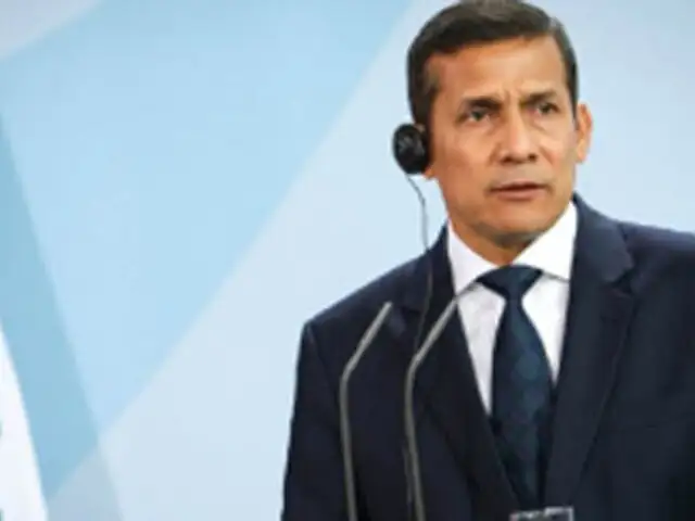 Presidente Humala: Juntos vamos a lograr la pacificación del Perú