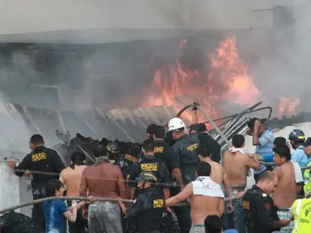 Siete casas fueron consumidas por incendio en Breña
