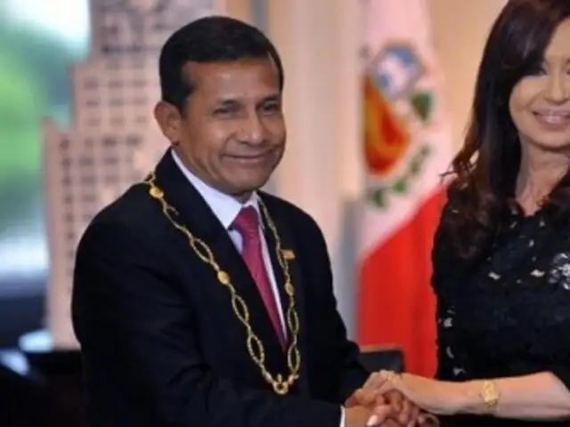 Presidente Humala realiza visita oficial a Argentina