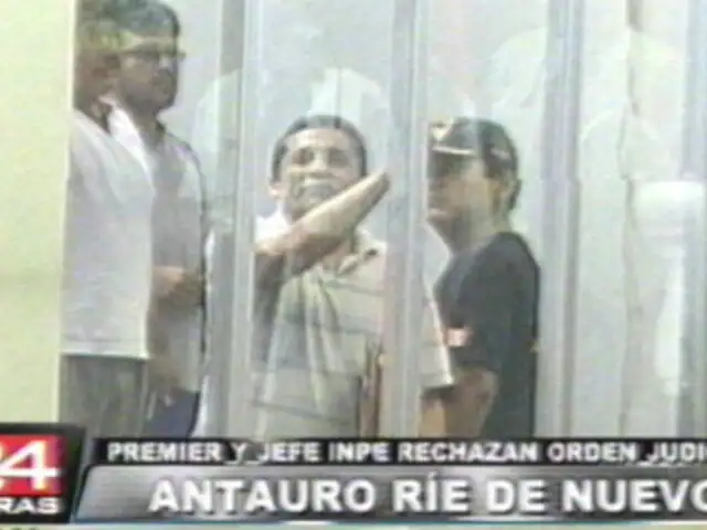 Jefe del INPE y Poder Judicial en disputa por traslado de Antauro Humala