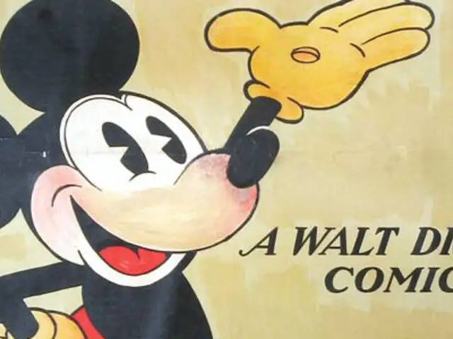 Por más de 100 mil dólares se vendió  un antiguo póster de Mickey Mouse