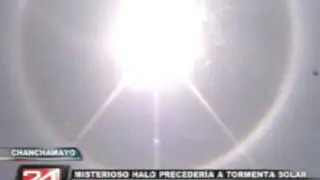 Junín: aparece un misterioso halo solar que puso en alerta a los pobladores