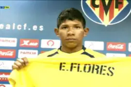 Edison Flores marcó su primer gol con camiseta del Villareal