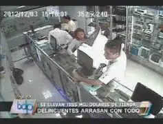 Delincuentes robaron tres mil dólares de Compuplaza del Centro de Lima