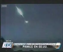 EEUU: pánico en la ciudad de Texas por caída de un meteorito