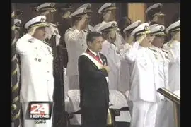 Presidente Humala en graduación de marinos