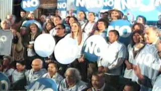 Artistas apoyan a Villarán: celebridades se unieron por el ‘No’