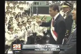 Presidente Humala se hizo presente en graduación de la  PNP