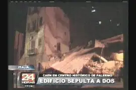 Italia: se derrumban edificios en ciudad de Palermo