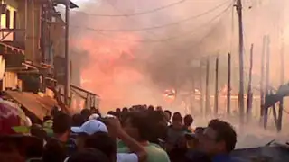 Incendio en Iquitos deja 137 casas calcinadas y 959 afectados