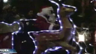 Piura: ‘Papá Noeles’ motorizados recorren calles por Navidad
