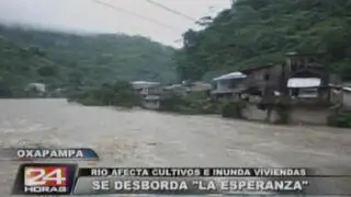 Chanchamayo: desborde del río Perené afectó a 600 viviendas