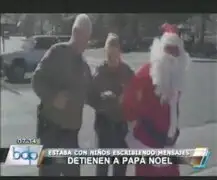 EEUU: Papa Noel es arrestado en las calles de Austin, Texas