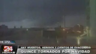 Estados Unidos: paso de tornados dejaron tres muertos en Navidad