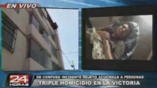 La Victoria: ciudadano argentino es principal sospechoso de triple homicidio