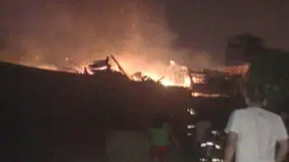 Incendio en almacén de pirotécnicos deja tres muertos en Ate Vitarte