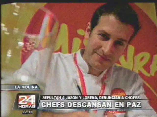 Sepultan a chefs Jason Nanka y Lorena Valdivia