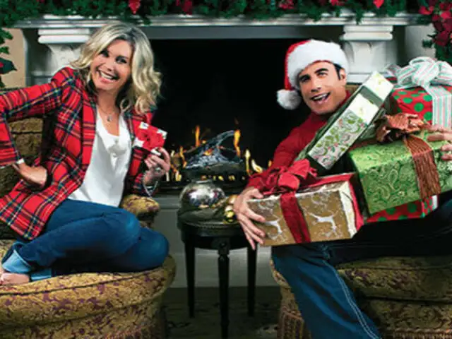 John Travolta y Olivia Newton-John vuelven a cantar juntos por Navidad