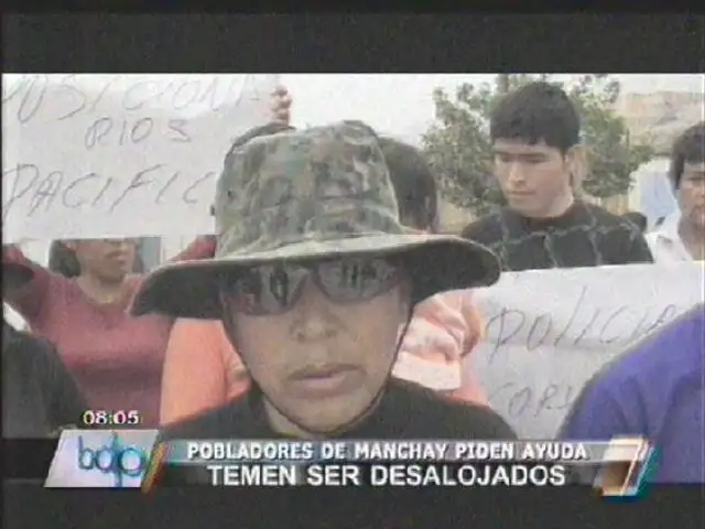 Vecinos de Manchay son atemorizados por traficante de terrenos