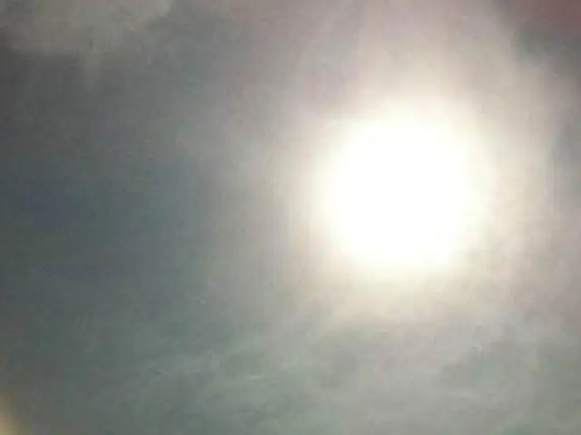 Nuevo halo solar sorprendió a limeños hoy 12/12/2012