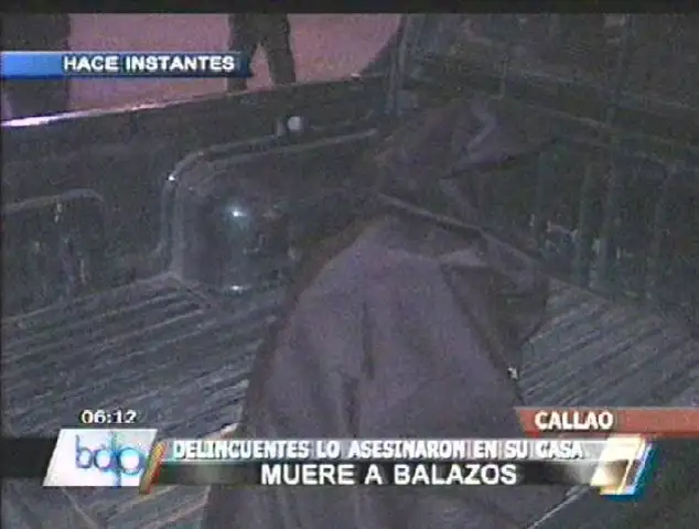 Una persona fue acribillada cerca de su casa en el Callao