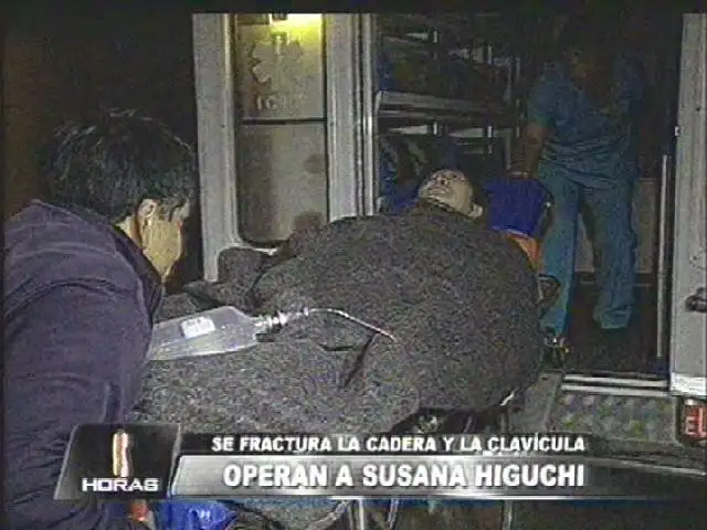 Operan a Susana Higuchi de emergencia tras fracturarse cadera y clavícula