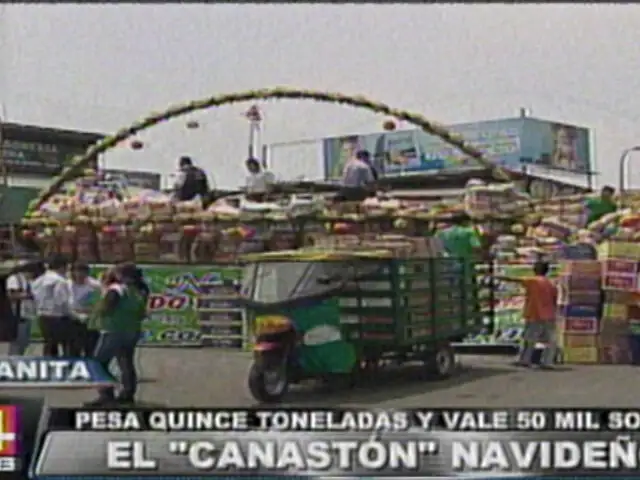 Mercado de Santa Anita sorteará canastón de 15 toneladas