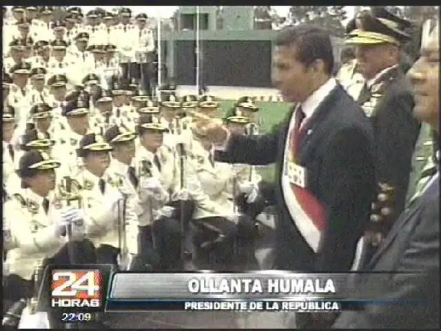 Presidente Humala se hizo presente en graduación de la  PNP