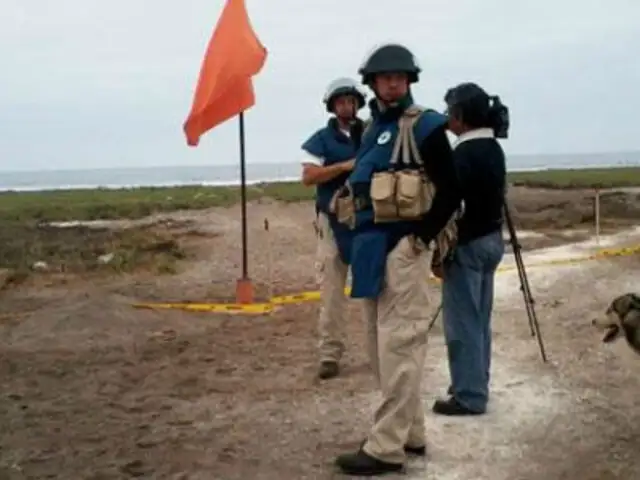 Tacna: entregan territorio desminado en frontera Perú-Chile