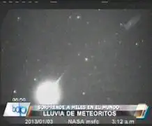 Lluvia de meteoritos sorprendió a miles de personas esta madrugada