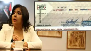 Ana Jara devolvió al Congreso bono por gastos de representación
