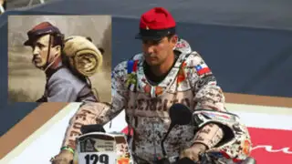Un piloto chileno usó quepí de la Guerra del Pacífico en el Rally Dakar