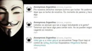 ‘Anonymous’ hackeó web del instituto nacional de estadísticas argentino