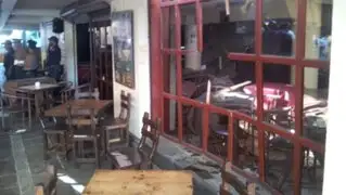 Varios heridos tras explosión en restaurante cercano a la Plaza de Armas