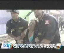 Policía capturó a microcomercializadores de droga en Independencia