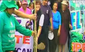 Huaycán: Susana Villarán planta árbol número ciento cincuenta mil