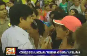 Consejo de SJL declara "persona no grata" a Susana Villarán