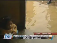 Chorrillos: desborde de río Surco dejó más de 200 viviendas inhabitables