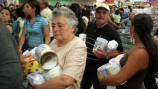 Venezuela: caos en supermercados por escasez de alimentos
