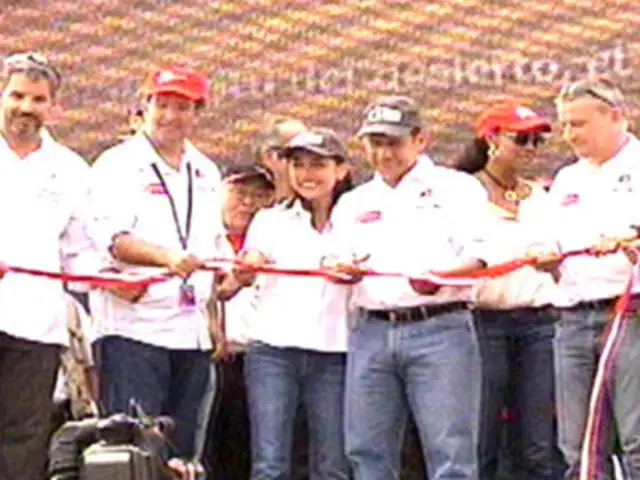 Presidente Humala y Primera Dama inauguraron la Villa del Dakar