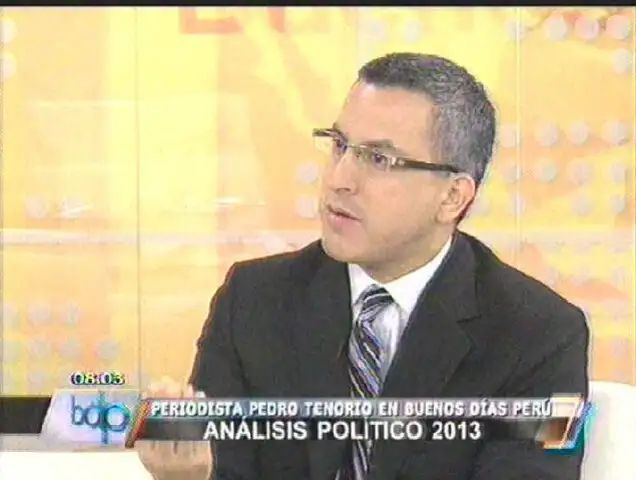 Pedro Tenorio: Primera dama debe ser más enfática al decir que no postulará el 2016