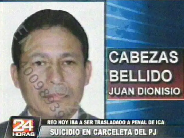 Hombre se suicida en carceleta antes de ser trasladado a penal de Ica