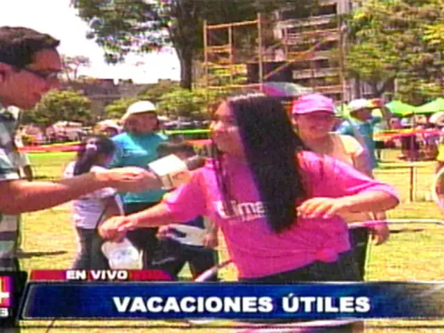 Municipalidad de Lima inició talleres de vacaciones útiles en verano