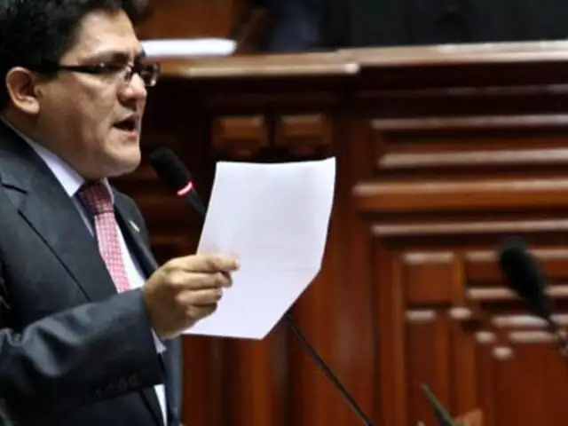 Ministerio Público abre investigación a congresista Aldo Bardalez
