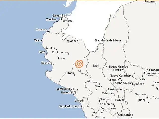 Sismo remeció Piura esta madrugada