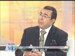 Juan Velit: Perú siempre mostró voluntad política para que Bolivia salga al mar